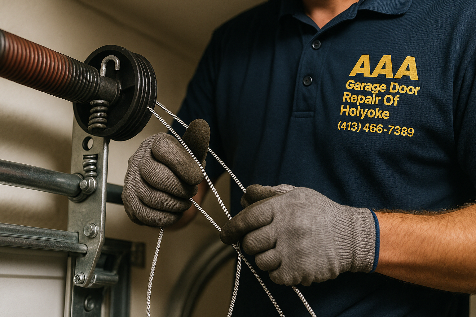 Garage Door Cable Repair in Bellflower