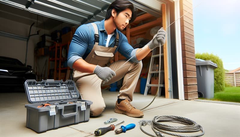 Garage Door Cable Repair in San Gabriel