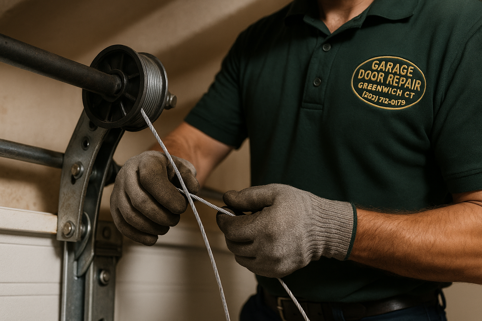 Garage Door Cable Repair in Upland
