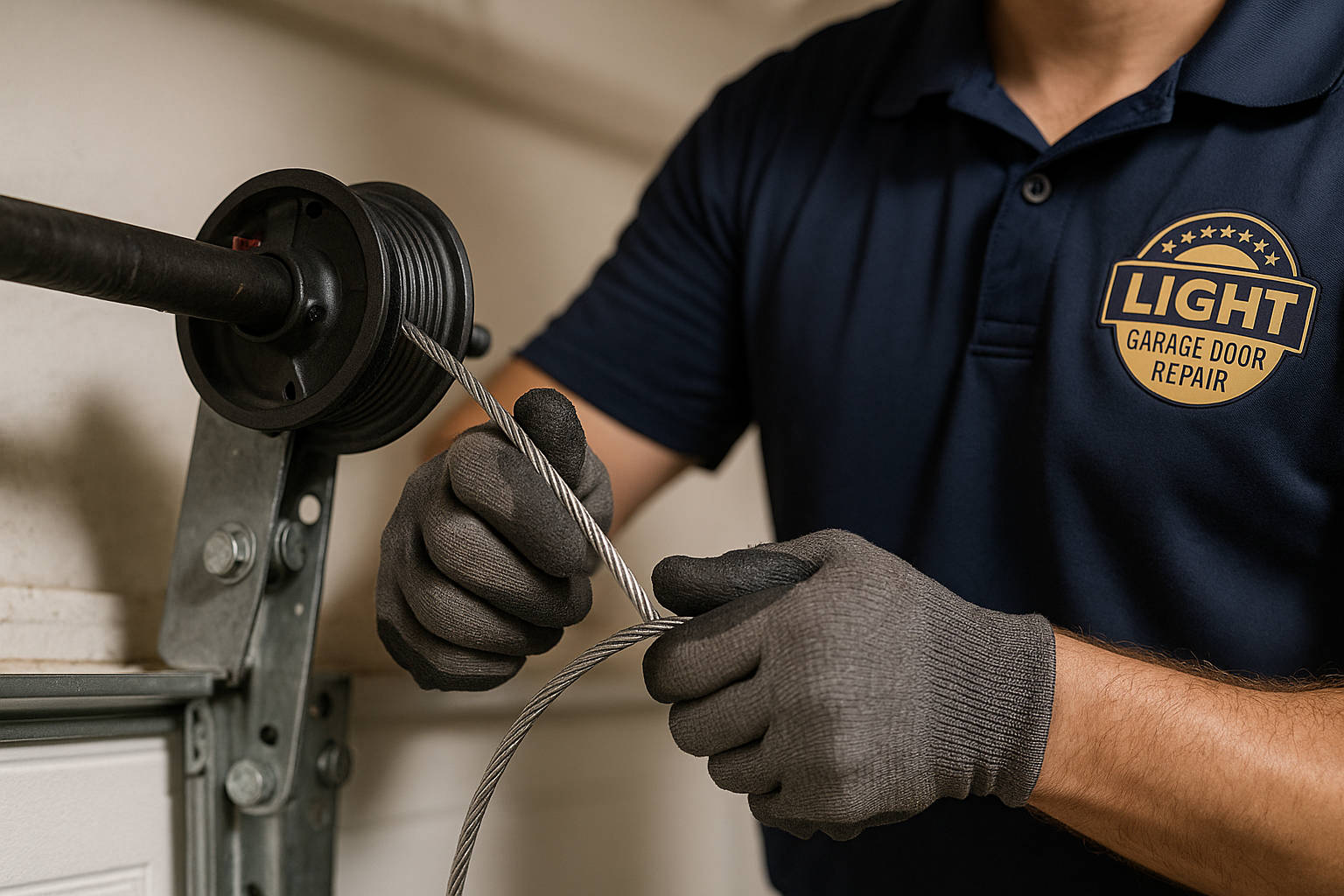 Garage Door Cable Repair in Fullerton