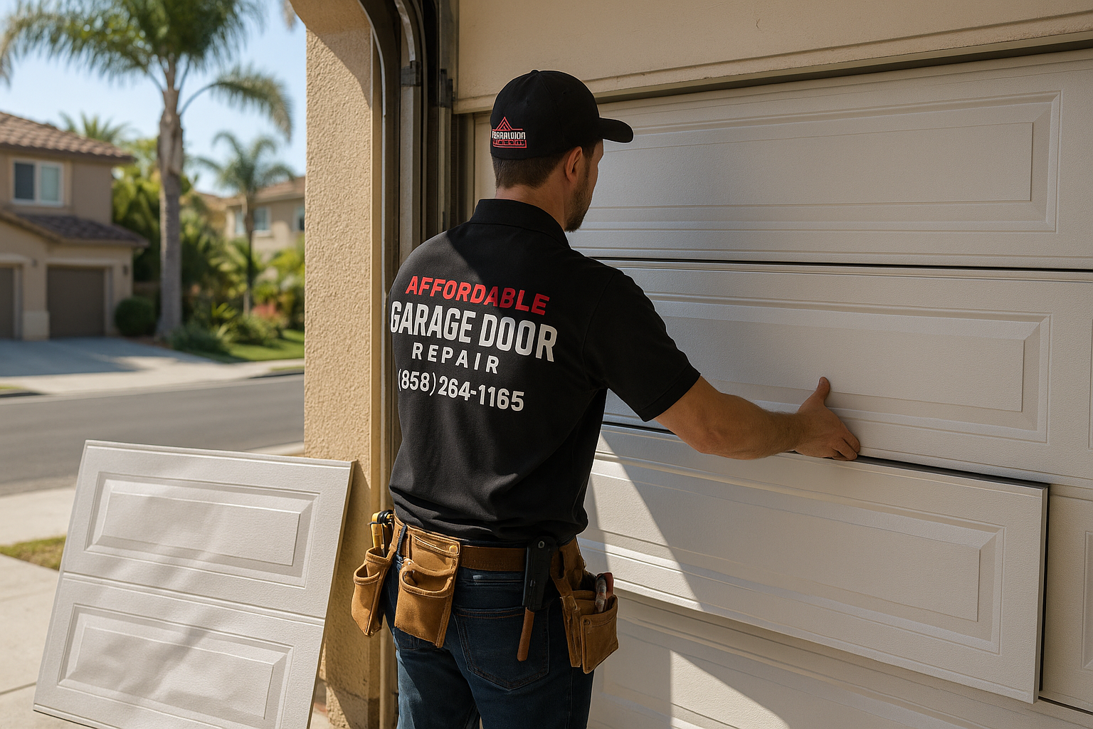 Garage Door Panel Replacement in El Monte