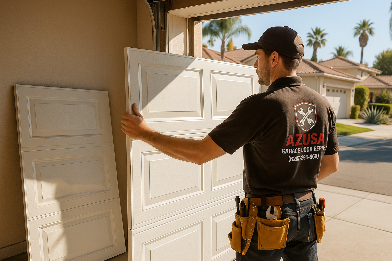 Garage Door Panel Replacement in Paramount