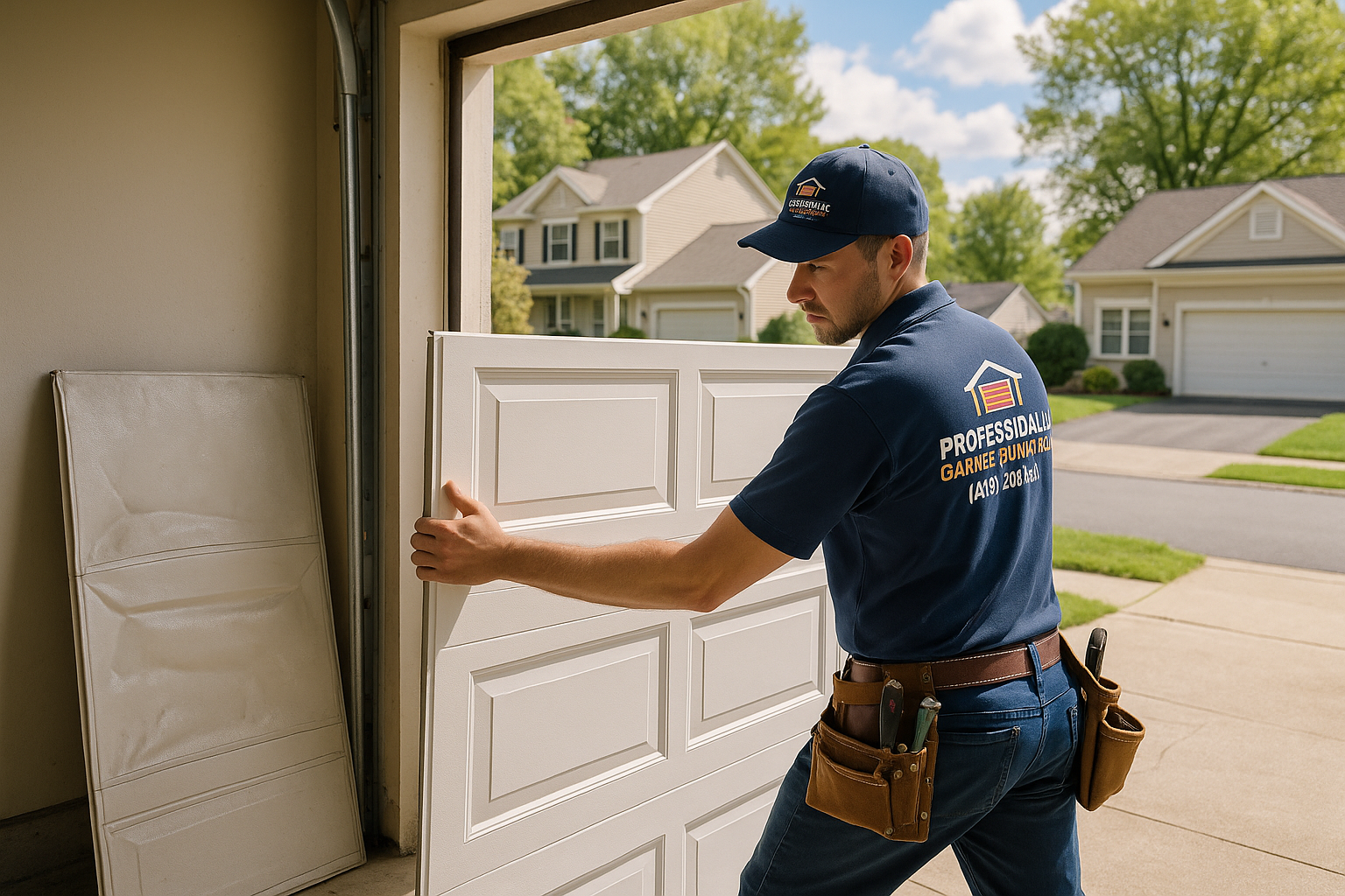 Garage Door Panel Replacement in Brea