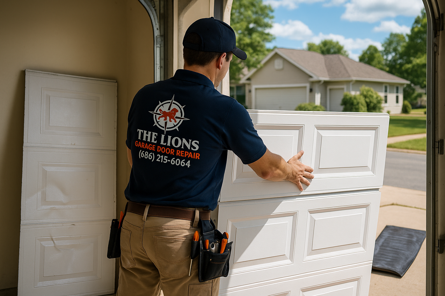 Garage Door Panel Replacement in Montclair