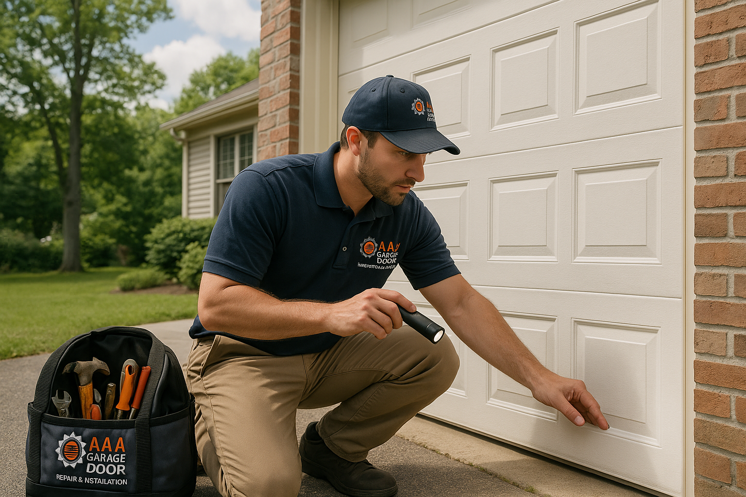 Garage door work in Bell