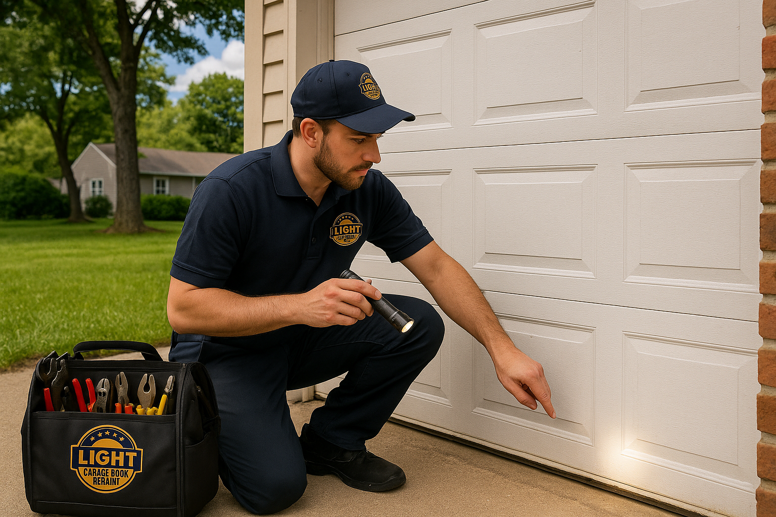 Garage door work in Huntington Park