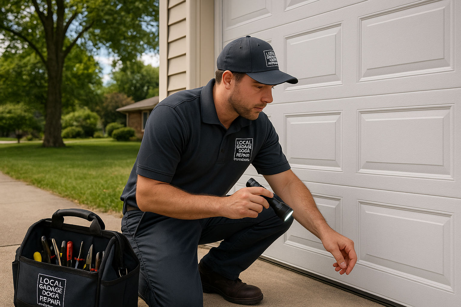 Garage door work in Montclair