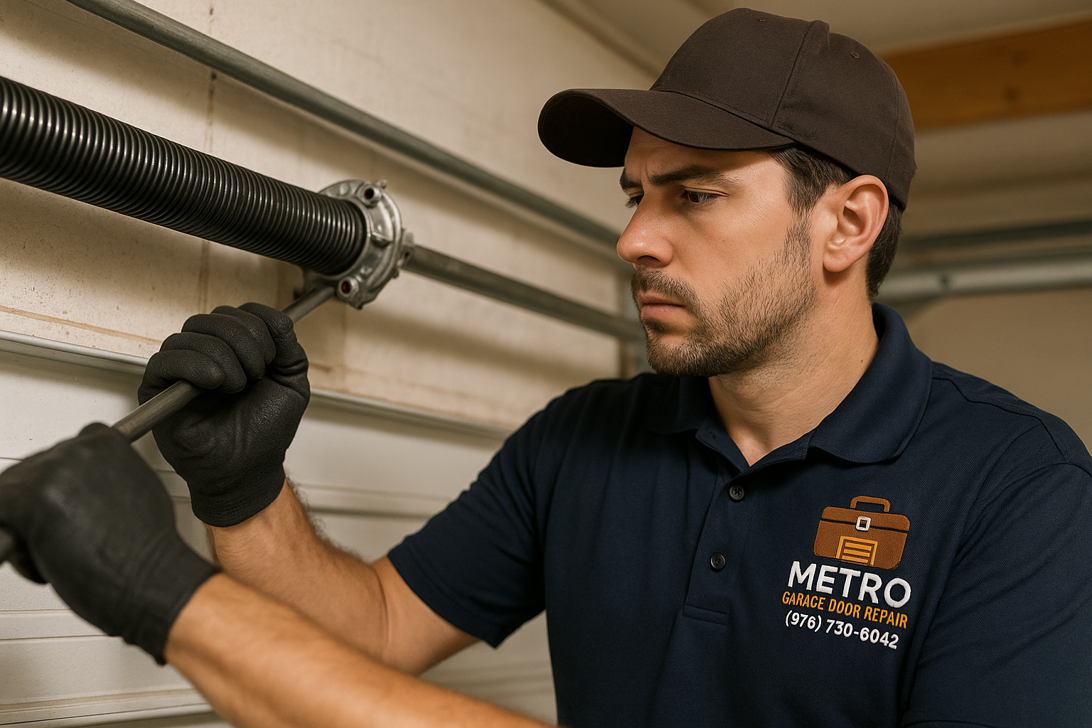 Garage Door Spring Repair in Bellflower