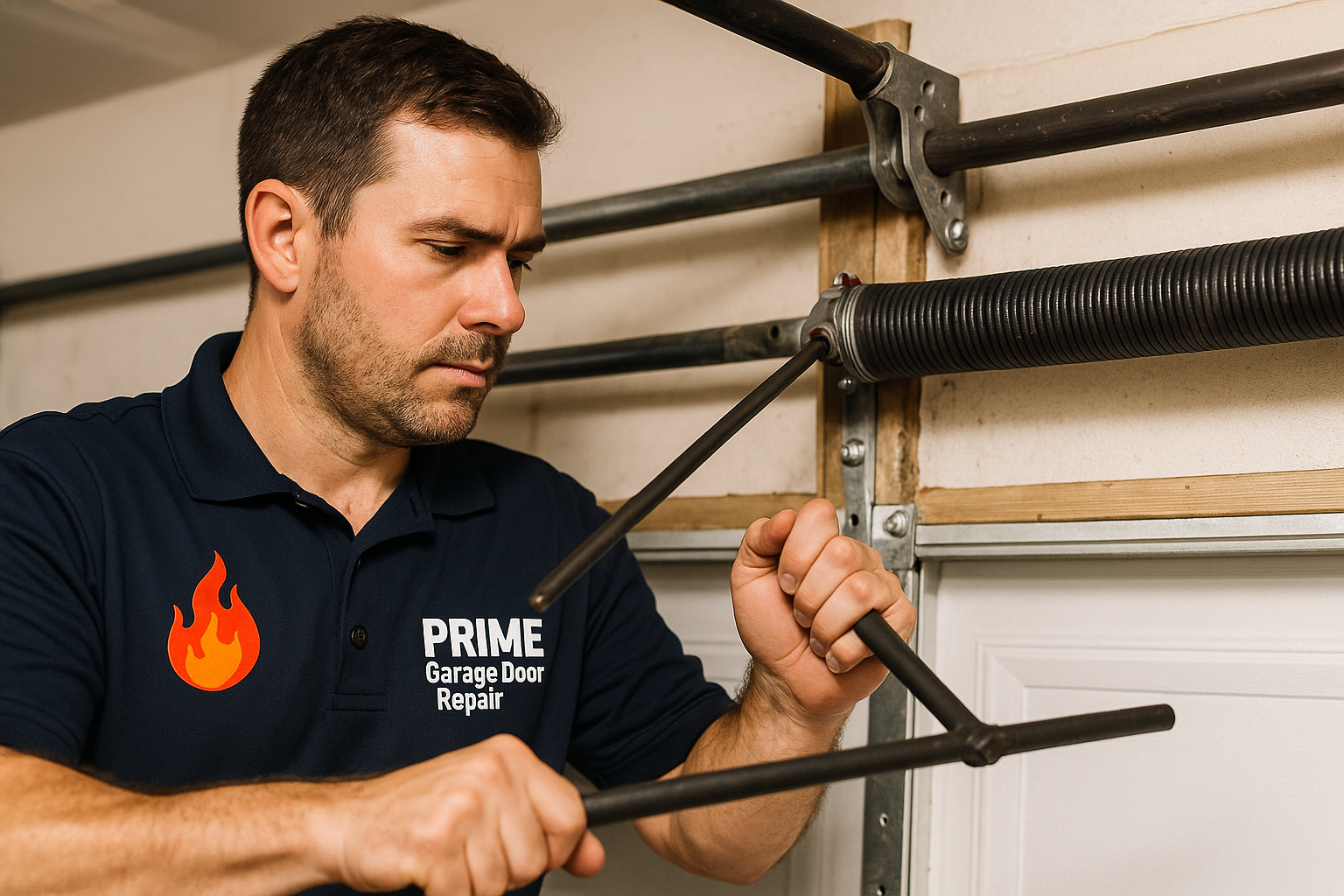 Garage Door Spring Repair in Brea