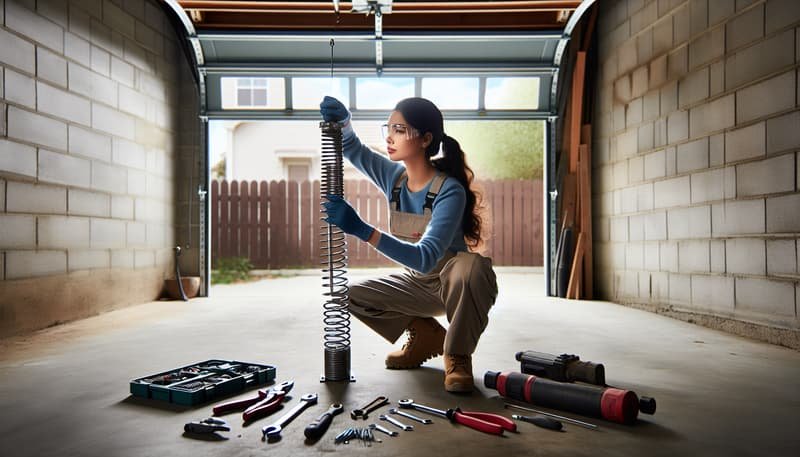 Garage Door Spring Repair in Azusa