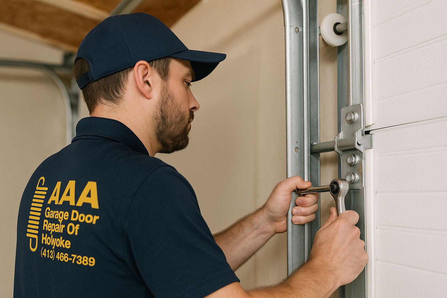 Garage Door Track Repair in Villa Park