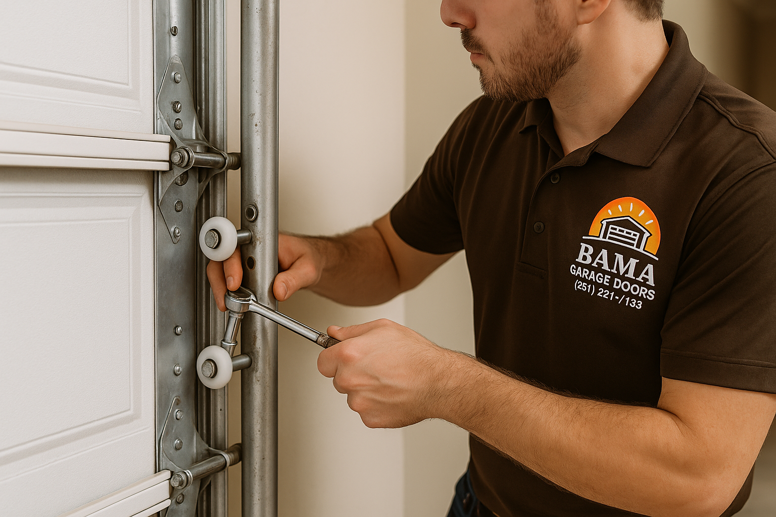 Garage Door Track Repair in Buena Park