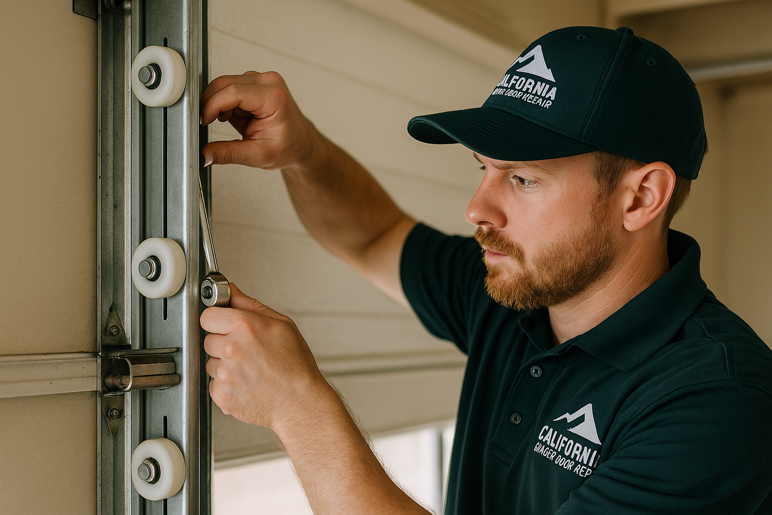 Garage Door Track Repair