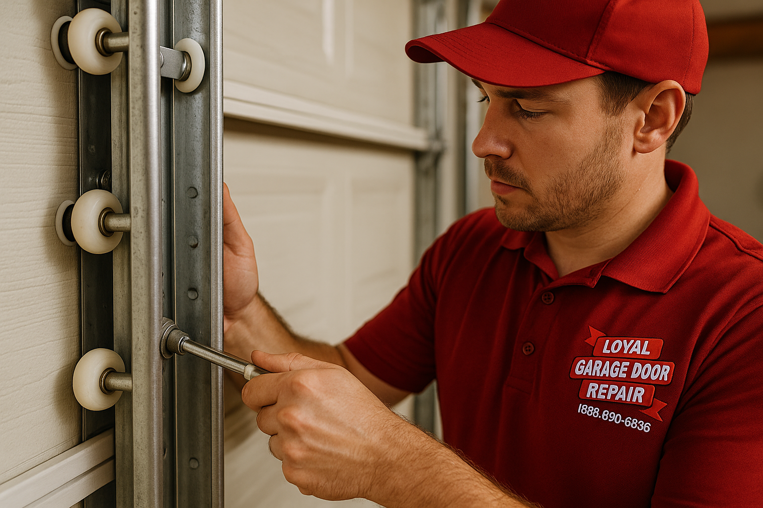 Garage Door Track Repair in Santa Fe Springs