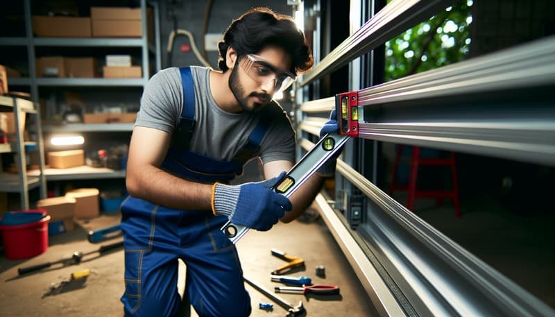 Garage Door Track Repair in Maywood